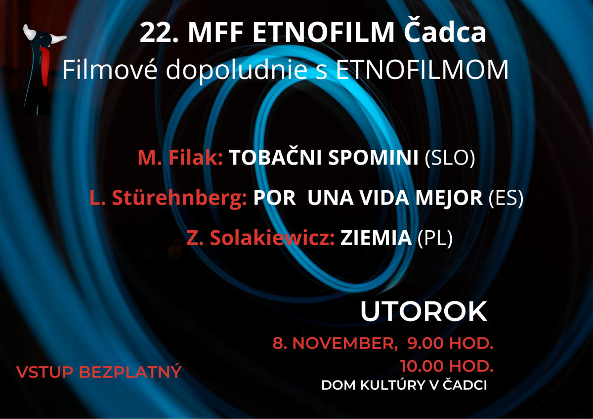 Denný program Etnofilm CA 8.11.2022 rano