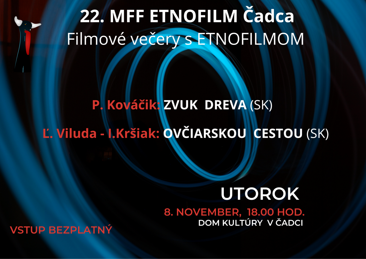 Denný program Etnofilm CA 8.11.2022 vecer