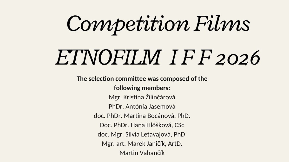 Súťažné filmy MFF ETNOFILM 2026